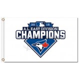 Großhandel billig mlb toronto blue jays 3'x5 'polyester fahnen champions