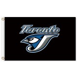 Großhandel billig mlb toronto blue jays 3'x5 'polyester flaggen toronto blauen vogel