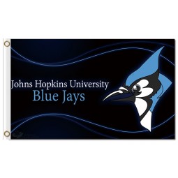 Wholesale cheap MLB Toronto Blue Jays 3'x5' polyester flags Johns Hopkins University