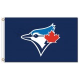 Großhandel billig mlb toronto blue jays 3'x5 'polyester fahnen logo