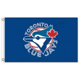 Großhandel billig mlb toronto blue jays 3 'x 5' polyester fahnen klassische