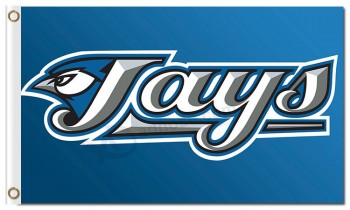 Mlb toronto blue jays 3'x5'涤纶旗帜字jays定制销售