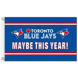 Mlb toronto blaue jays 3'x5 'polyester fahnen vielleicht in diesem jahr für benutzerdefinierte verkauf