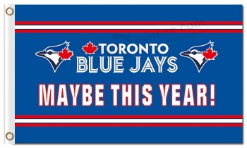 Mlb toronto blue jays 3'x5'涤纶旗帜今年可能会定制销售