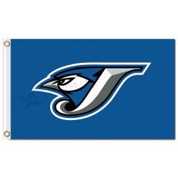 Mlb toronto blue jays 3'x5 'polyester fahnen blau vogel für benutzerdefinierte verkauf