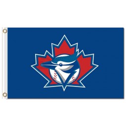 Mlb toronto blue jays 3'x5 'polyester fahnen großes blatt für benutzerdefinierte verkauf