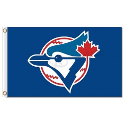 Mlb toronto blau häher 3'x5 'polyester fahnen logo für benutzerdefinierte verkauf