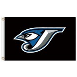 Mlb toronto blue jays 3'x5 'polyester fahnen blau vogel für benutzerdefinierte verkauf