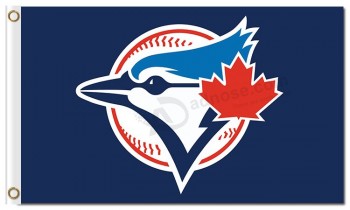 Mlb toronto blue jays 3'x5'涤纶旗帜标志，可定制销售