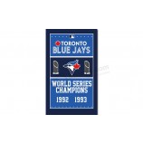 Mlb toronto blau hexen 3'x5 'polyester fahnen champions jahre für benutzerdefinierte verkauf