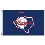 Mlb texas rangers 3'x5 'polyester fahnen zustand karte für benutzerdefinierte verkauf