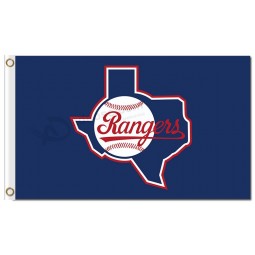 Mlb texas rangers 3'x5 'polyester fahnen zustand karte für benutzerdefinierte verkauf