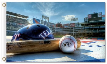 MLB Texas Ranger 3'x5 'Polyester Fahnen Stadion
