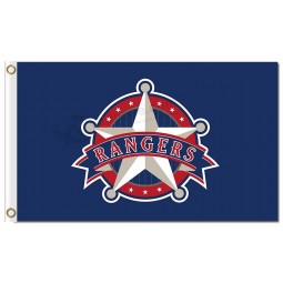 MLB Texas Rangers  3'x5' polyester flags big star
