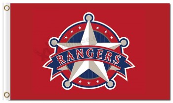 Mlb德州游侠3'x5'涤纶旗大明星
