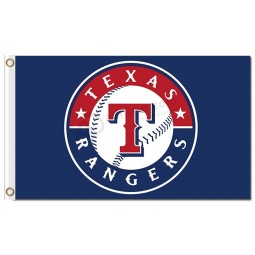 Mlb texas rangers 3'x5'聚酯旗帜标志蓝色