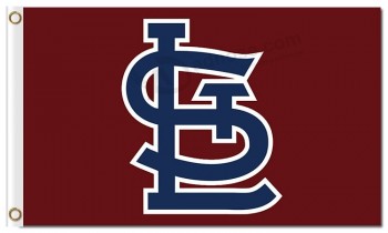 Mlb st.Louis cardinals 3'x5'涤纶旗帜stl