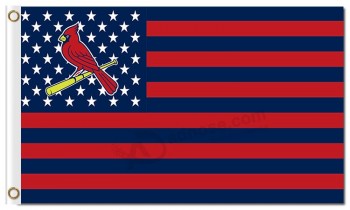 MLB St.Louis Cardinals 3'x5' polyester flags stars stripes