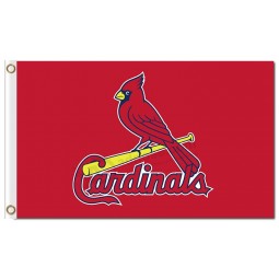 Mlb st.Louis Kardinäle 3'x5 'Polyester Fahnen rot