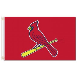Mlb st.Louis Kardinäle 3'x5 'Polyester kennzeichnet einzelnes Hauptrot