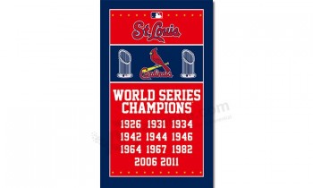 MLB St.Louis Cardinals 3'x5' polyester flags world series champions