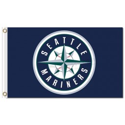 MLB Seattle Mariners 3'x5' polyester flags logo