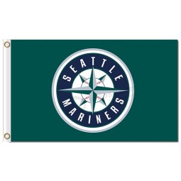 MLB Seattle Mariners 3'x5' polyester flags logo