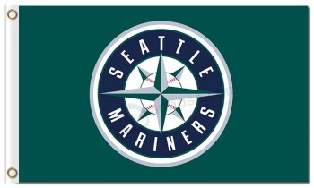 MLB seattle mariners 3'x5 'polyester vlaggen logo