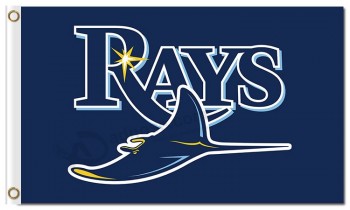 MLB Tampa Bay Rays 3'x5' polyester flags Logo