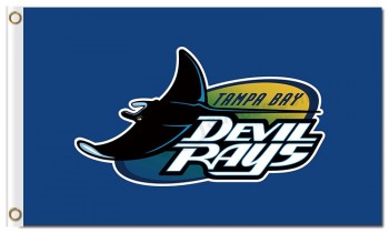 Mlb tampa bay rays 3'x5'聚酯标志魔鬼射线
