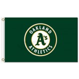 Mlb oakland Leichtathletik 3'x5 'Polyester Flaggen runden Logo für den Sonderverkauf