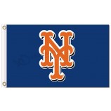 Mlb new york meets 3'x5 'polyester fahnen ny für benutzerdefinierte verkauf