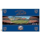 Benutzerdefinierte hoch-Ende MLB New York trifft 3'x5 'Polyester Flaggen Stadion
