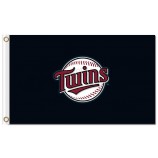 Benutzerdefinierte hoch-Ende mlb Minnesota Zwillinge 3'x5 'Polyester Flaggen Zwillinge