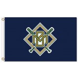Benutzerdefinierte hoch-Ende mlb Milwaukee Brauer 3'x5 'Polyester Flaggen mb