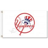 Benutzerdefinierte hoch-Ende mlb New York yankees 3'x5 'Polyester Flaggen Logo