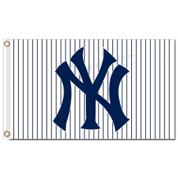 定制高-End mlb new york yankees 3'x5'涤纶旗帜ny