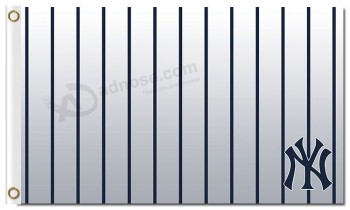 Alta personalizado-Fim mlb new york yankees 3'x5 'bandeiras de poliéster listras verticais