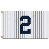 Benutzerdefinierte hoch-Ende mlb New York yankees 3'x5 'Polyesterfahnen 2