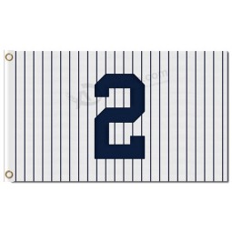 Benutzerdefinierte hoch-Ende mlb New York yankees 3'x5 'Polyesterfahnen 2