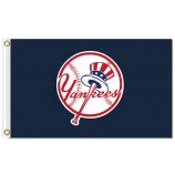 Benutzerdefinierte hoch-Ende mlb New York yankees 3'x5 'Polyester Flaggen Logo