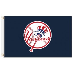 Benutzerdefinierte hoch-Ende mlb New York yankees 3'x5 'Polyester Flaggen Logo