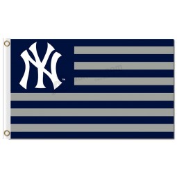 Benutzerdefinierte hoch-Ende mlb New York yankees 3'x5 'Polyester Fahnen Streifen