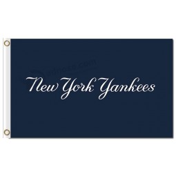 Alta personalizado-Fim mlb nova iorque yankees 3'x5 'poliéster bandeiras nome da equipe