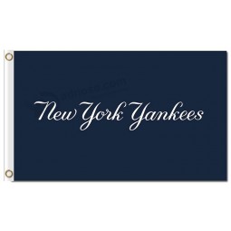Benutzerdefinierte hoch-Ende mlb New York Yankees 3'x5 'Polyester Fahnen Team Name