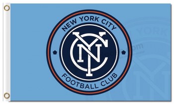 Aangepaste hoogte-Einde mlb new york yankees 3'x5 'polyester vlaggen ny stad voetbalclub