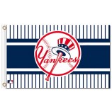Benutzerdefinierte hoch-Ende mlb New York Yankees 3'x5 'Polyester Fahnen vertikale Streifen