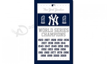 Benutzerdefinierte hoch-Ende mlb New York Yankees 3'x5 'Polyester Flaggen Welt Serie