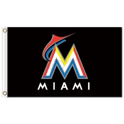 Mlb miami marlins 3'x5 'Polyesterfahnen