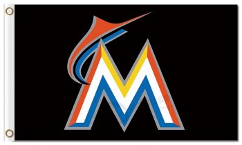 MLB Miami Marlins 3'x5' polyester flags logo